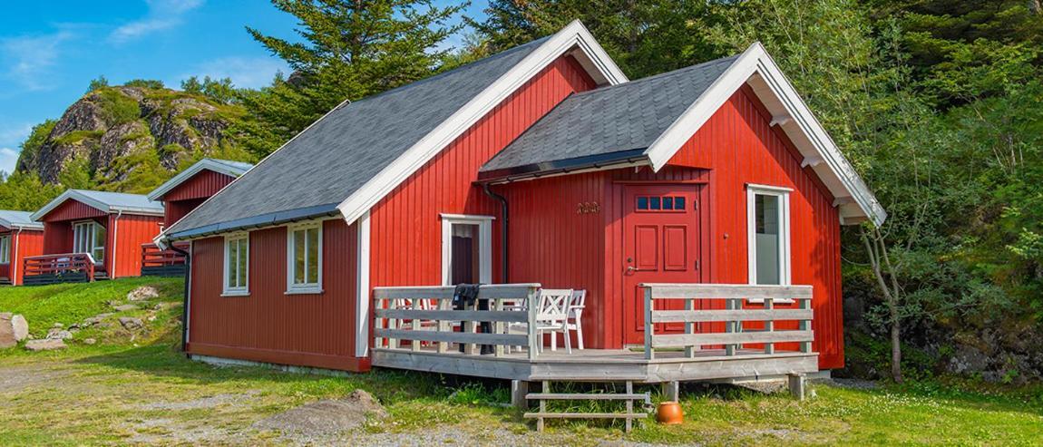 Sandvika Camping Hotel Kabelvag Exterior photo